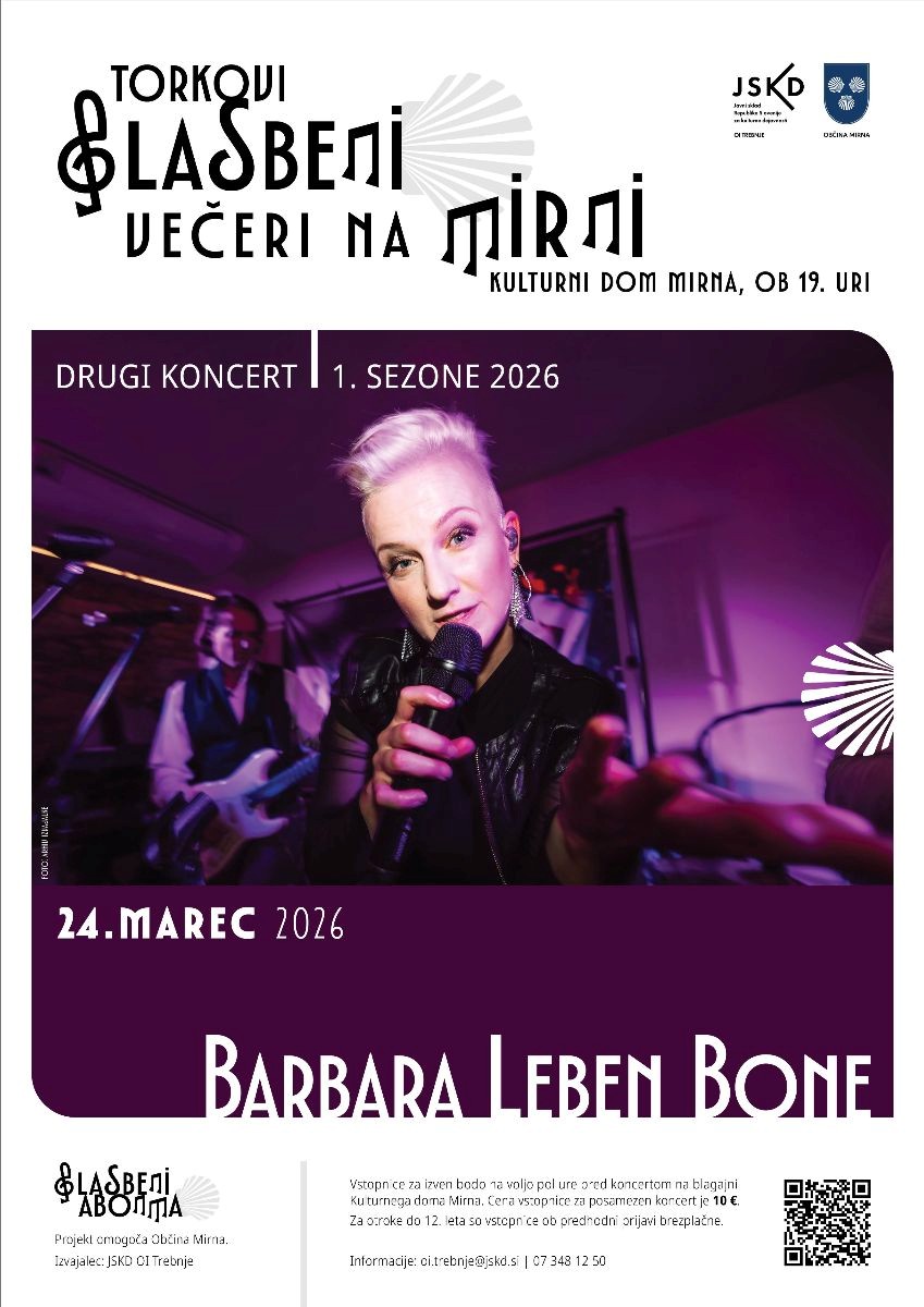 Torkovi glasb3eni večeri na Mirni